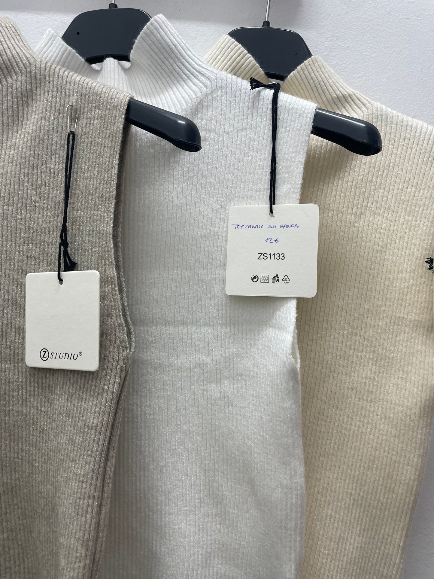 Top canale sin mangas