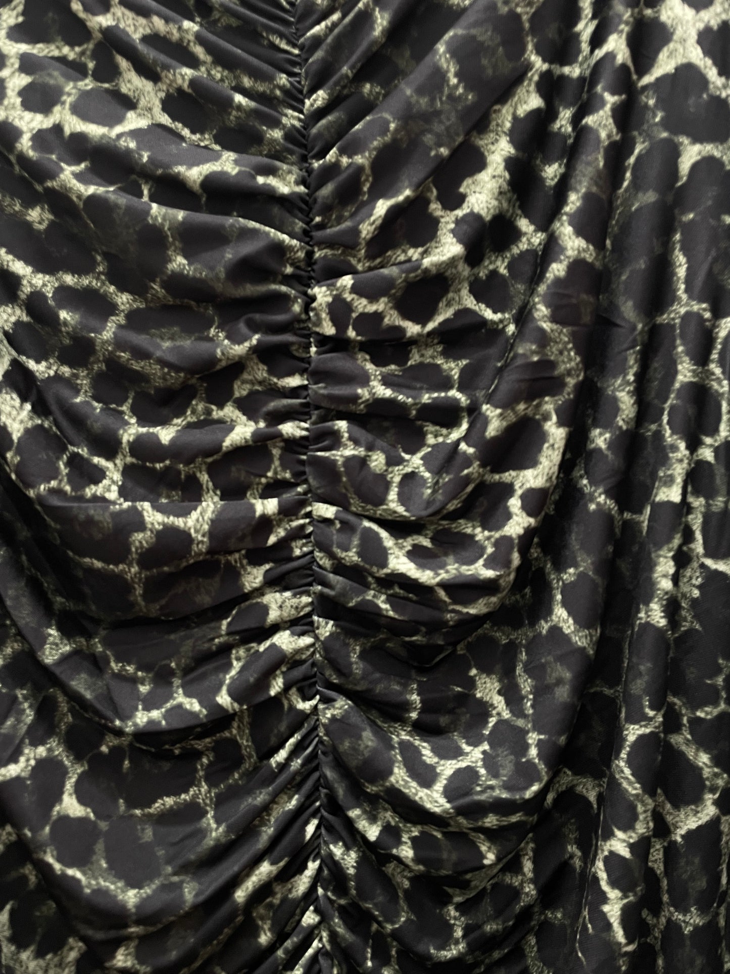 Vestido leopardo verde curvy