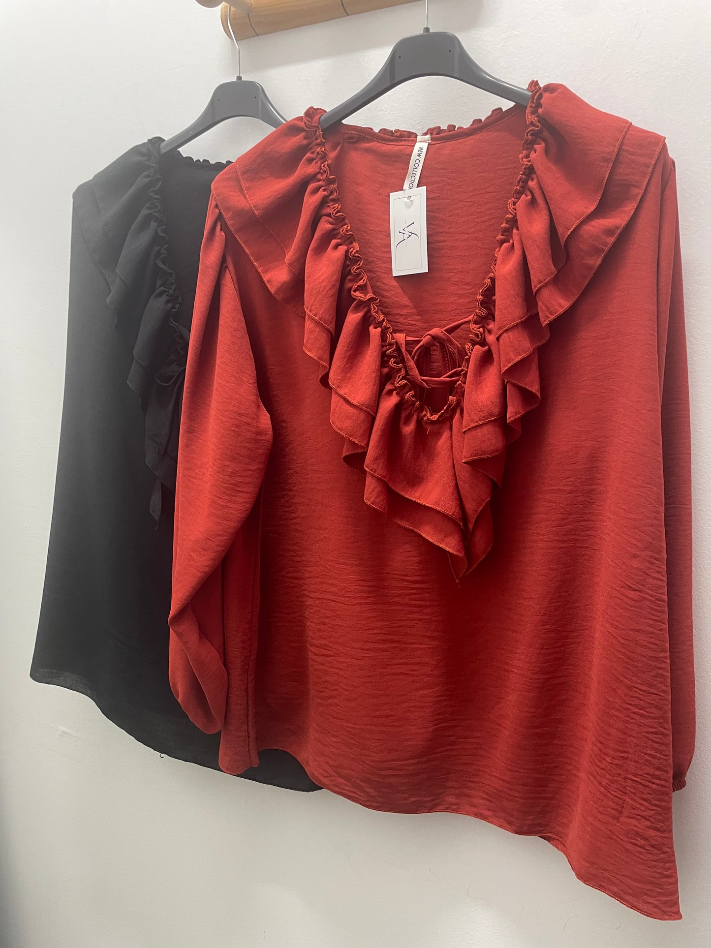 Blusa volante curvy
