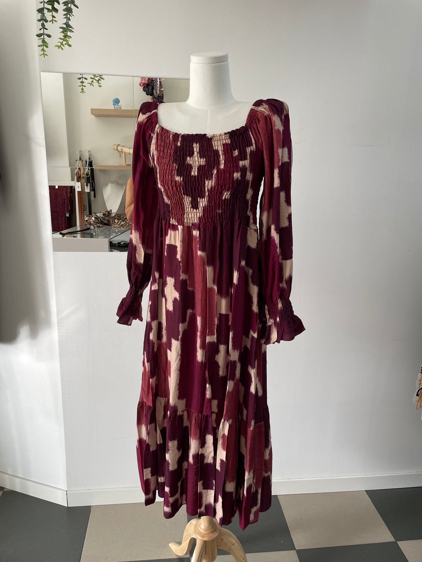 Vestido estampado p.abeja