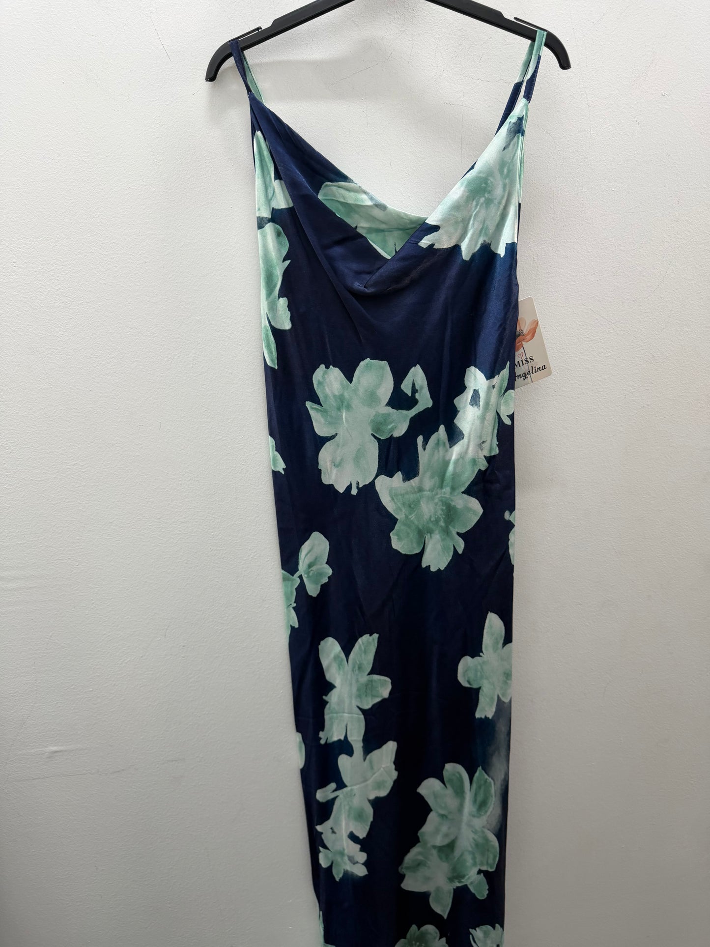 Vestido estampado azul