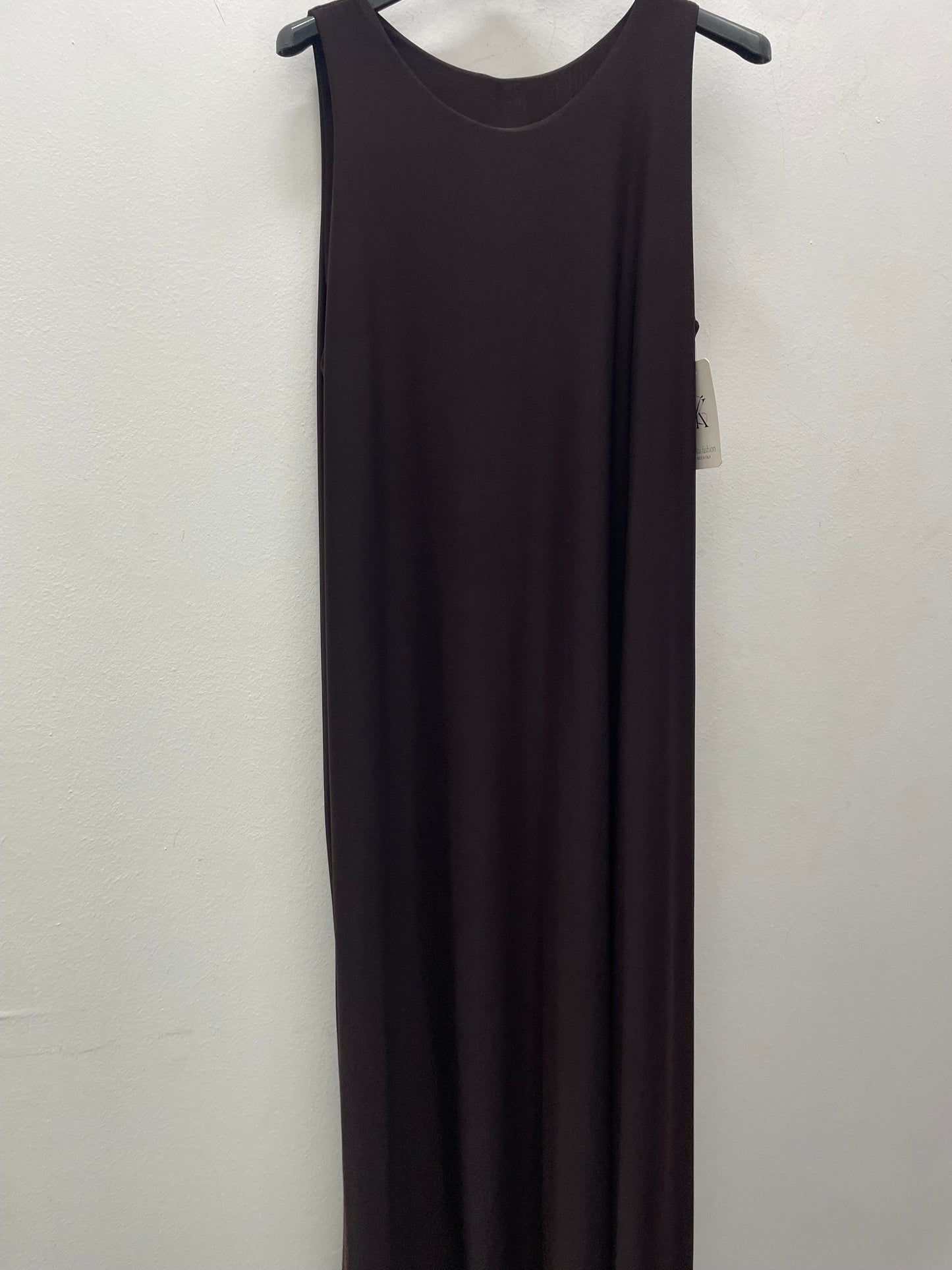 Vestido marrón licra fria