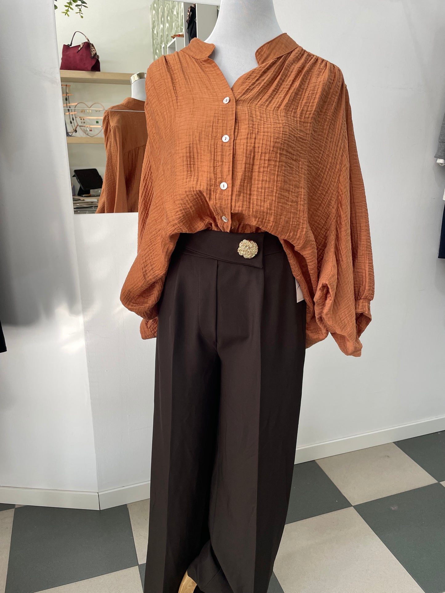 Pantalon broche