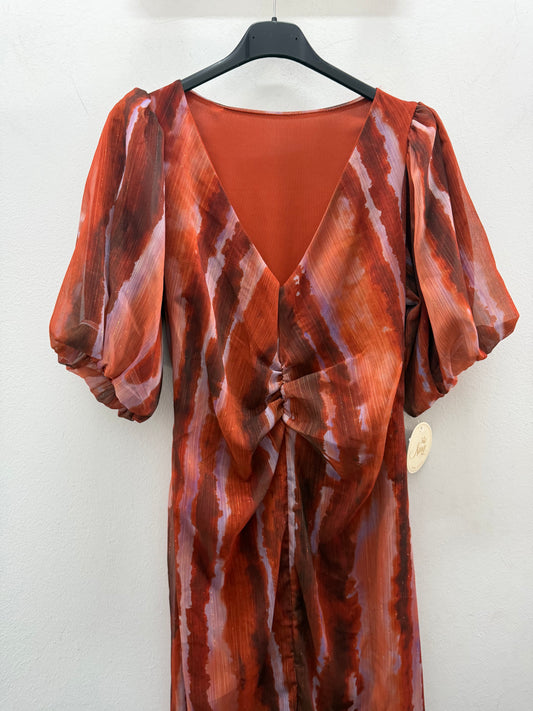 Vestido caldera estampado