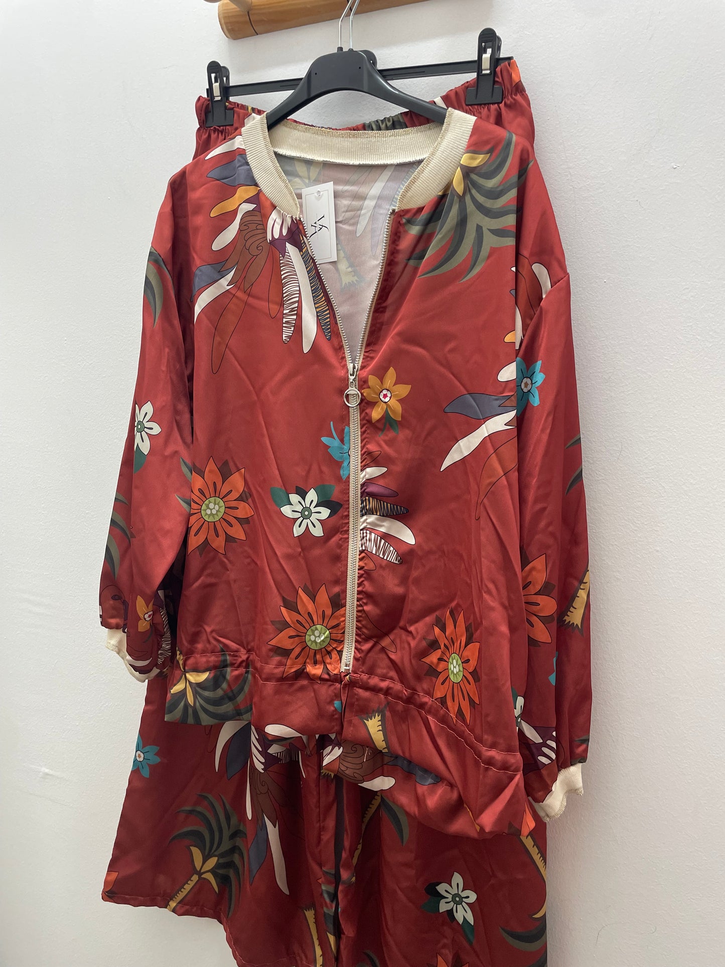 Conjunto estampado flor