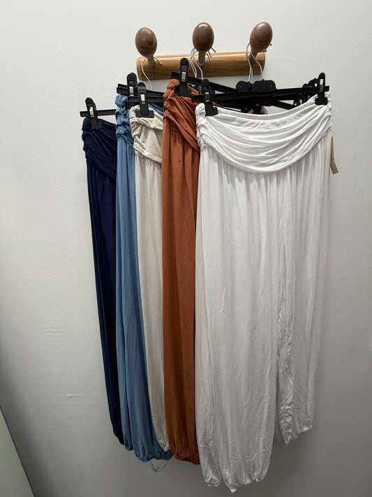 Pantalón bombacho liso