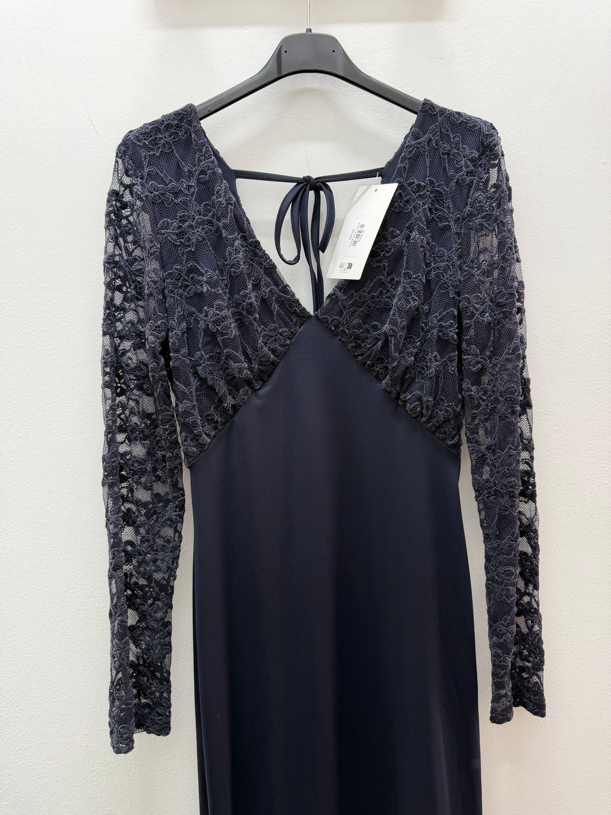 Vestido azul relieve