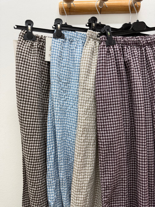 Pantalon vichy