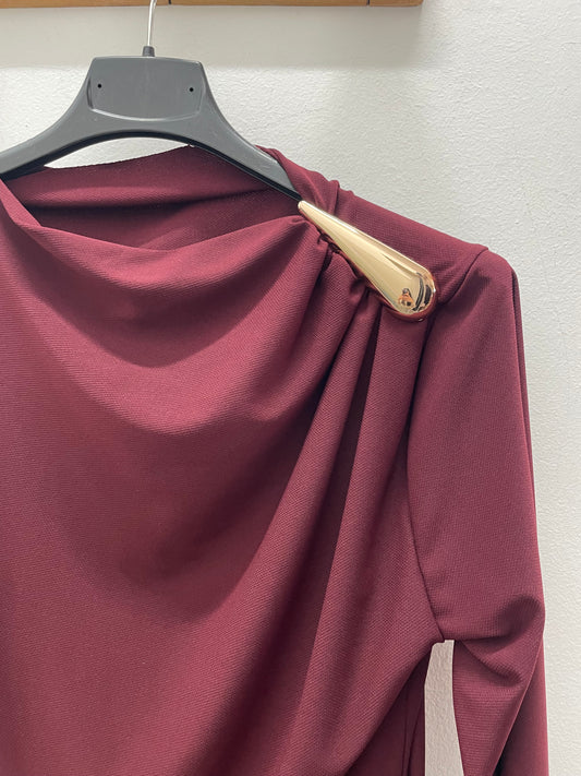 Vestido lágrima corto