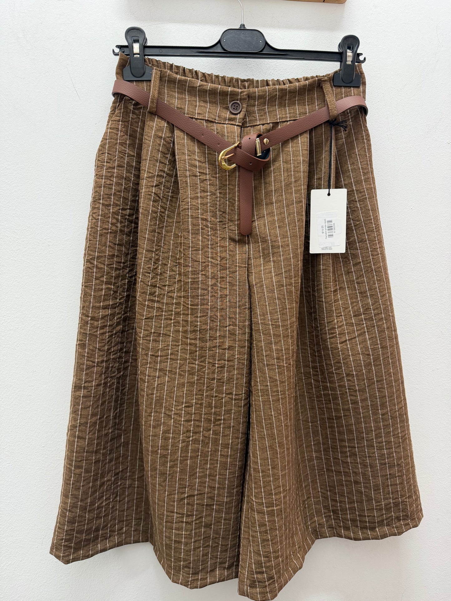 Pantalón pirata rayas