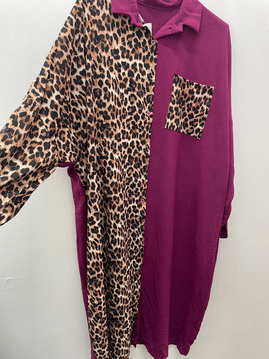 Vestido leopardo curvy