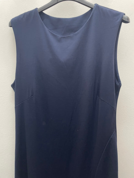 Vestido azul liso