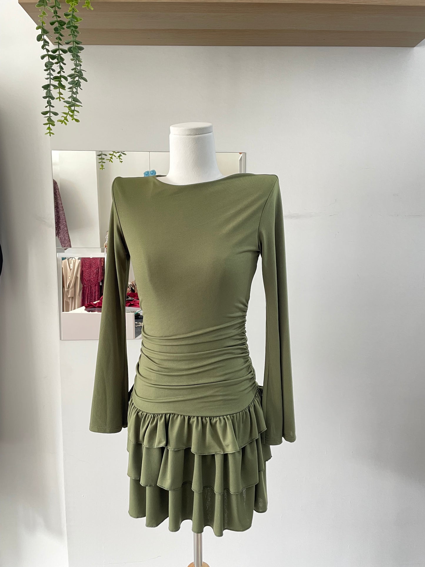 Vestido volantes