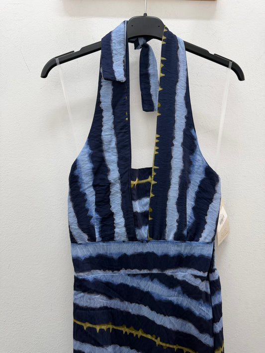 Vestido rayas azul