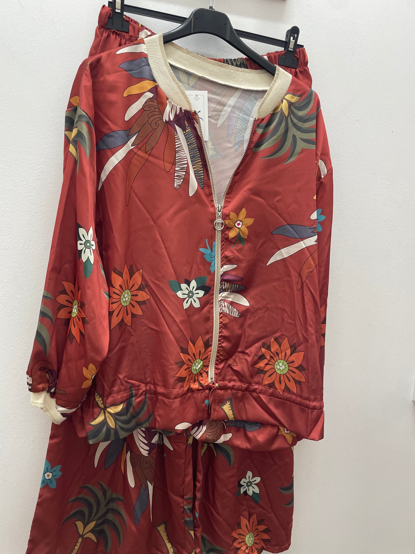 Conjunto estampado flor