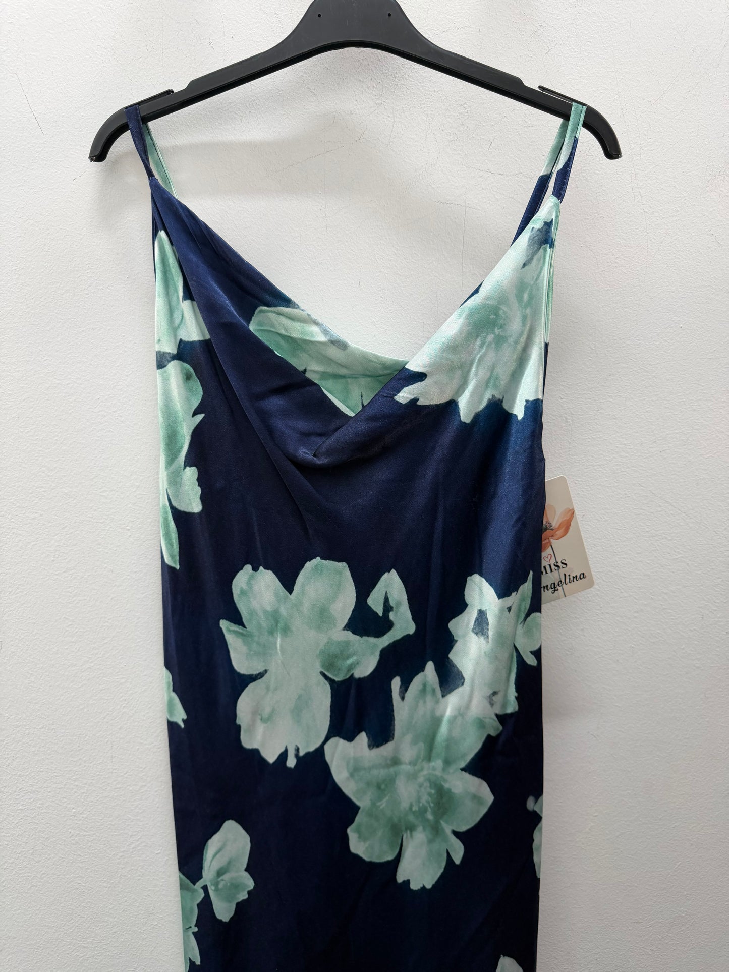 Vestido estampado azul