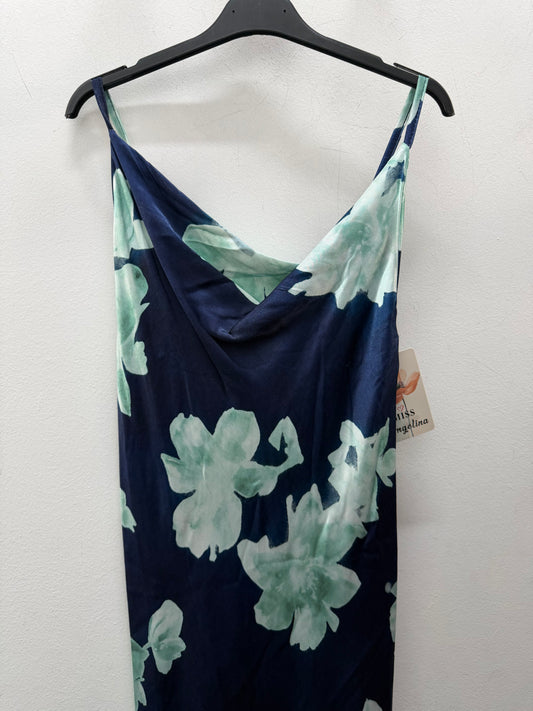 Vestido estampado azul