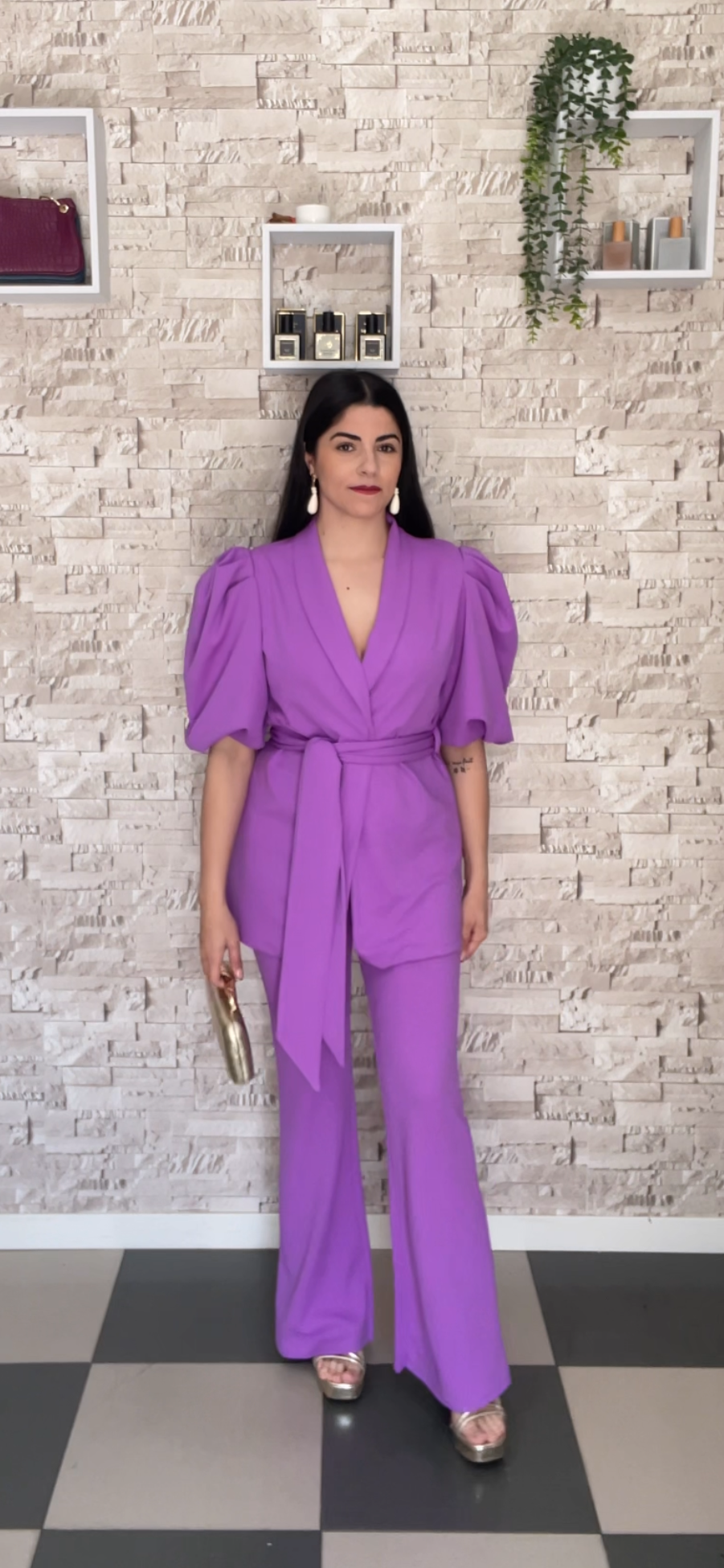 Conjunto lila
