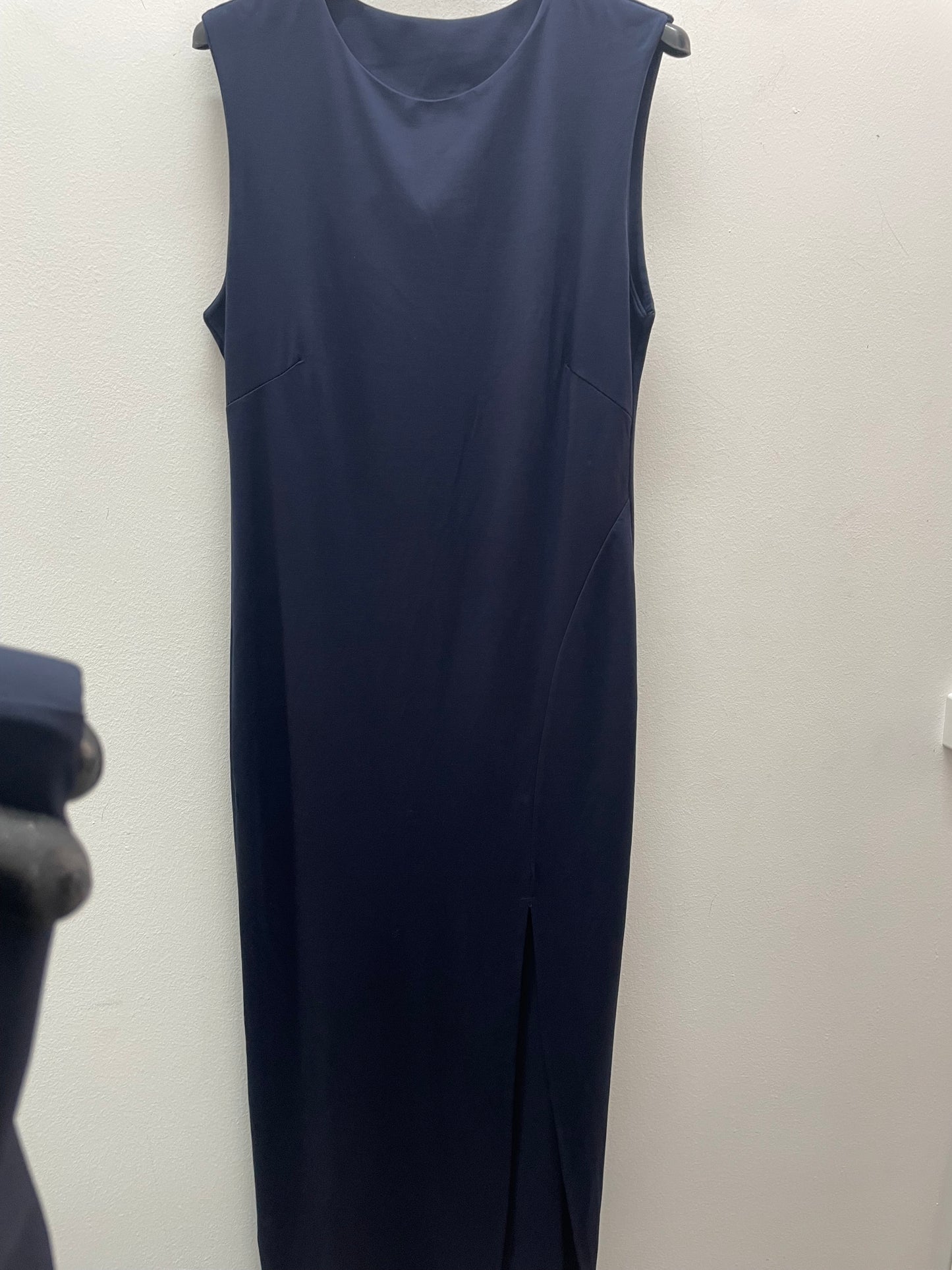 Vestido azul liso