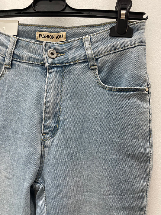 Vaquero pitillo clarito