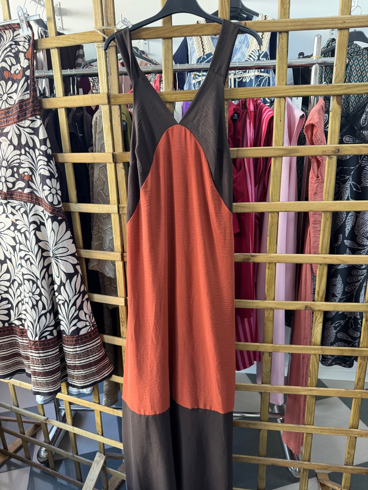 Vestido bicolor