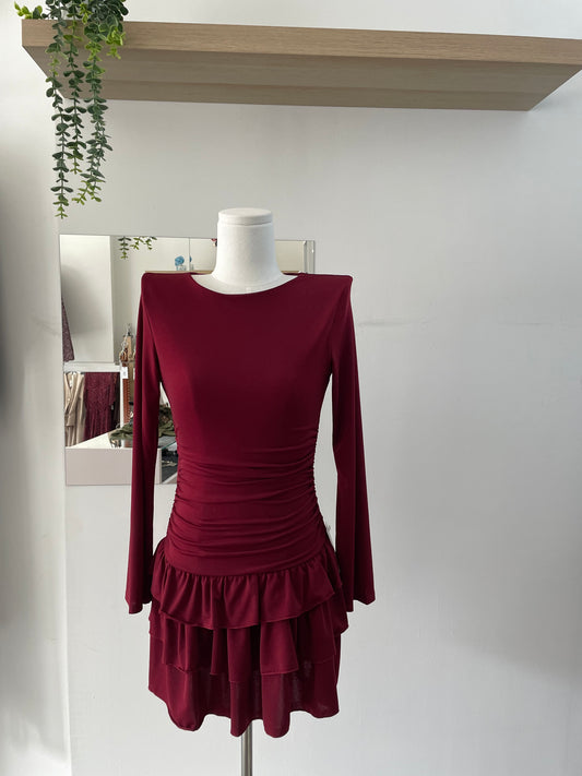 Vestido volantes