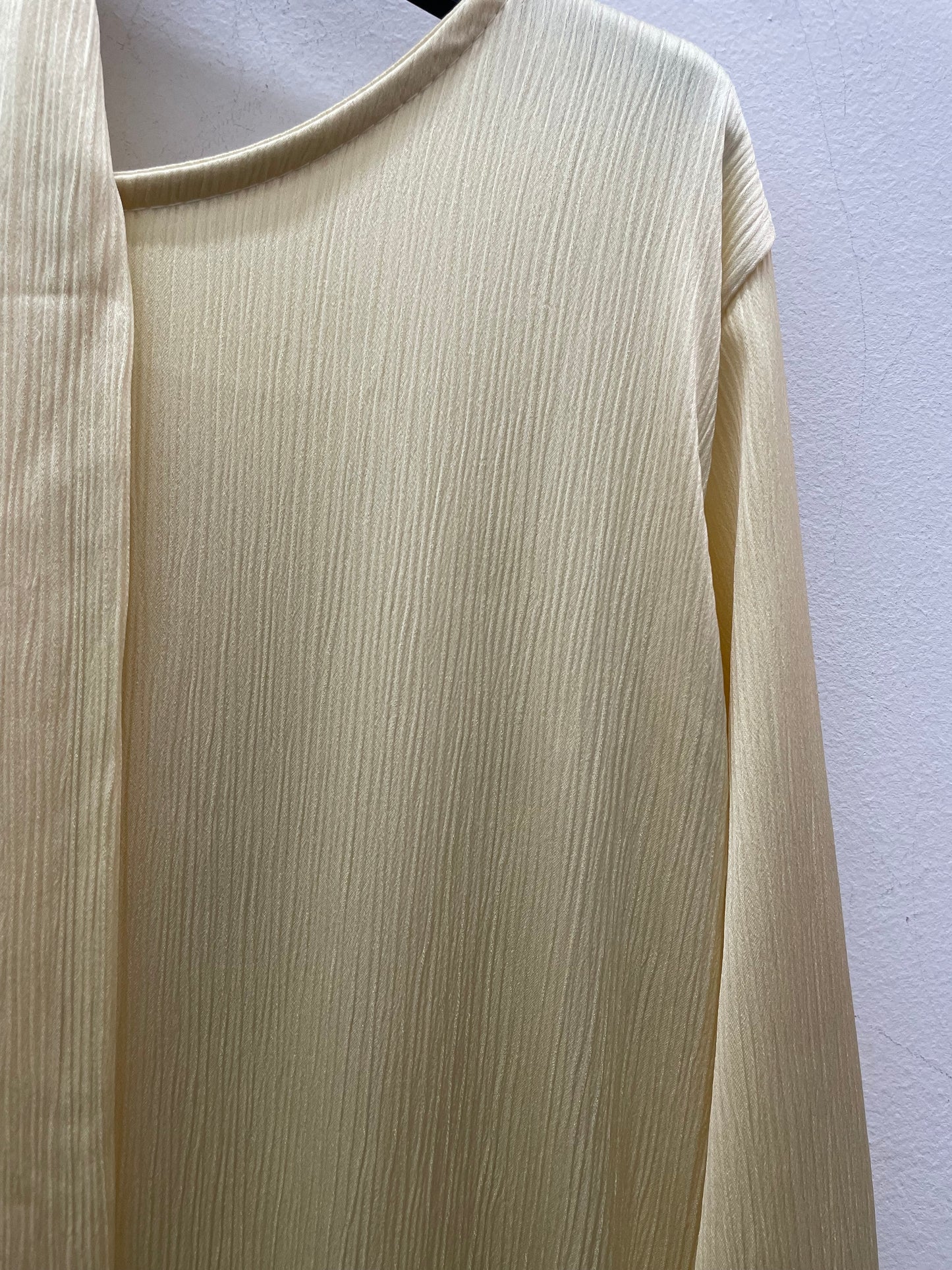 Vestido amarillo volante