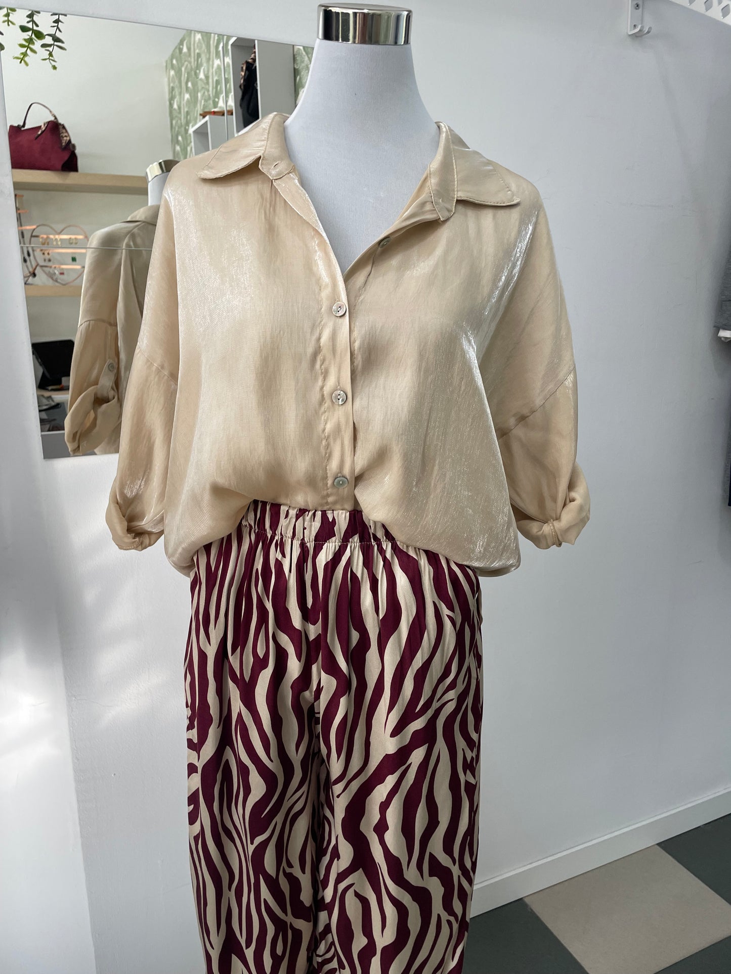 Camisa raso