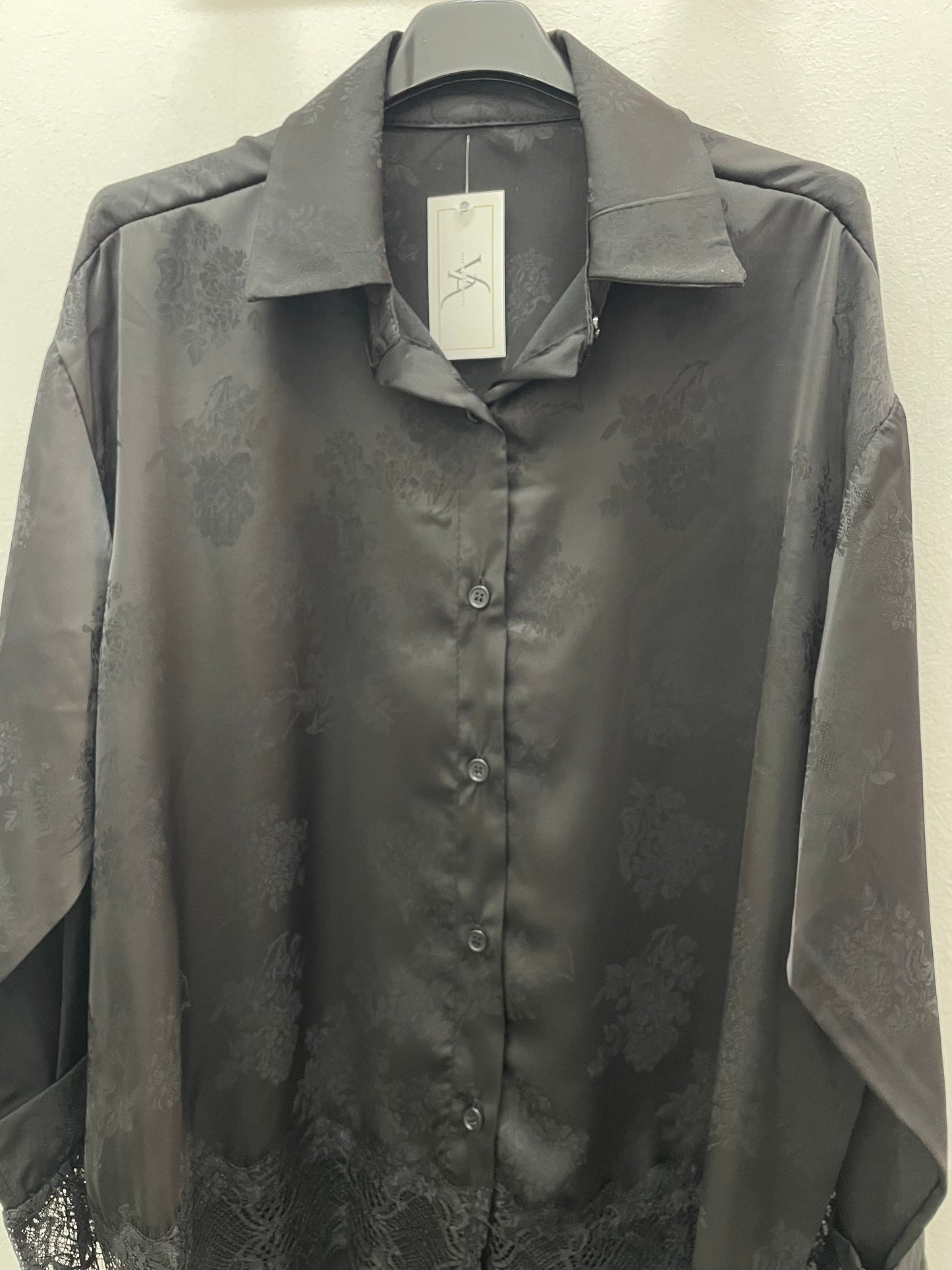 Conjunto raso encaje