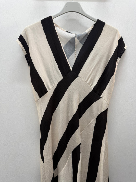 Vestido rayas blanco/negro