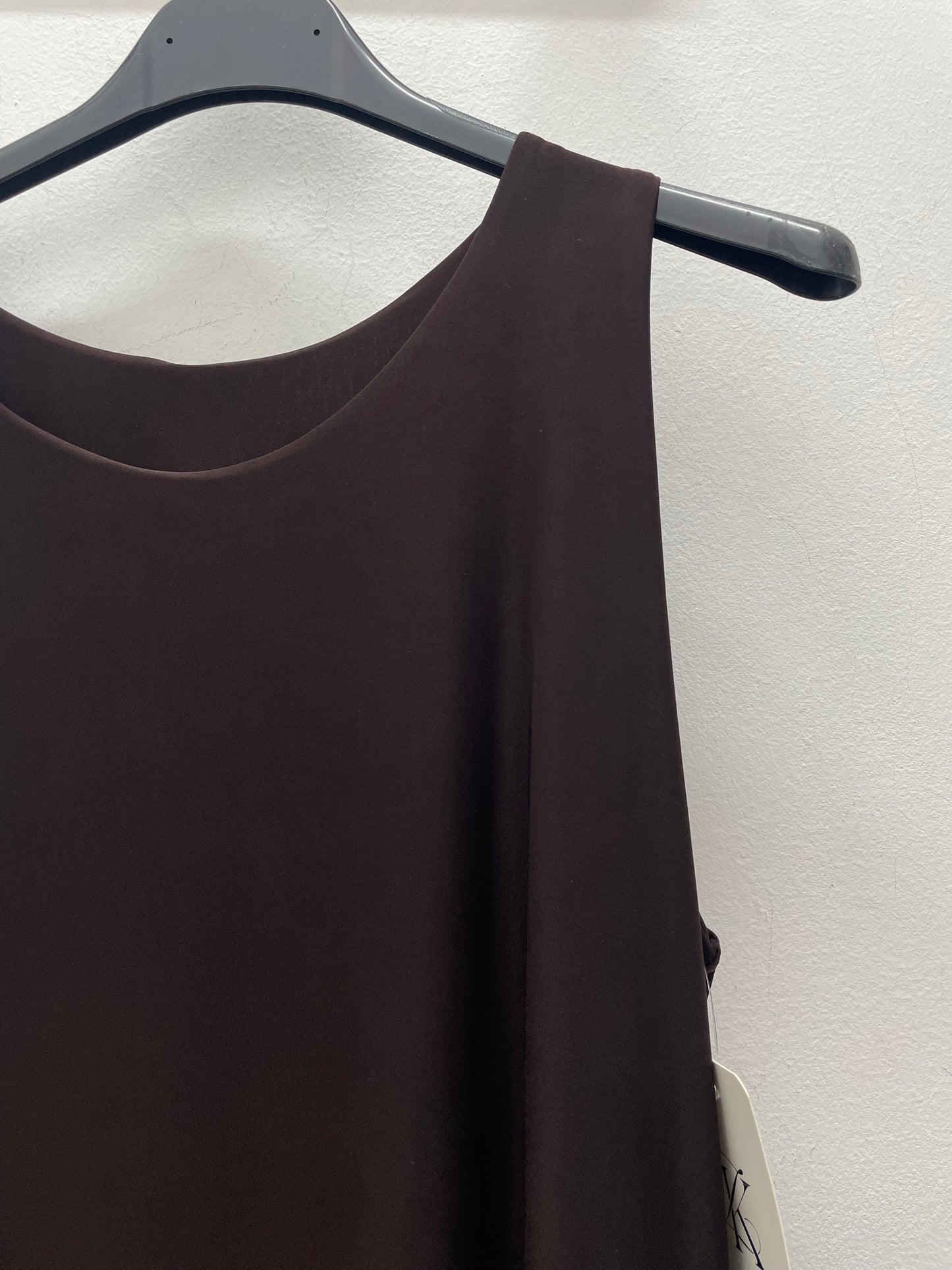 Vestido marrón licra fria