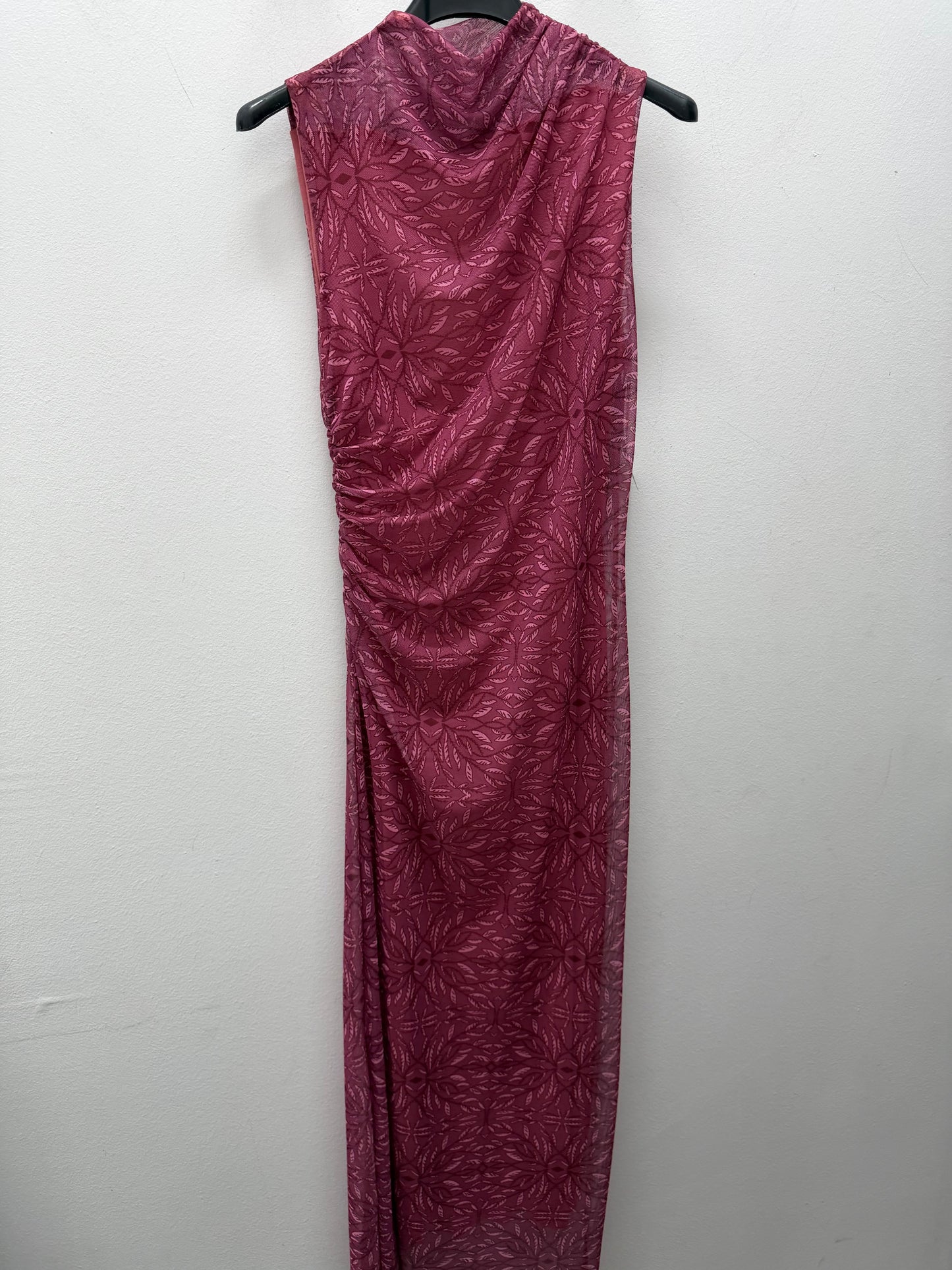 Vestido rosa flores