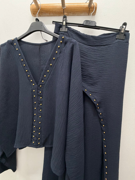 Conjunto azul tachuela