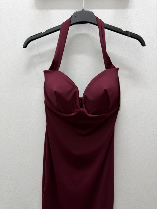 Vestido licra tinto