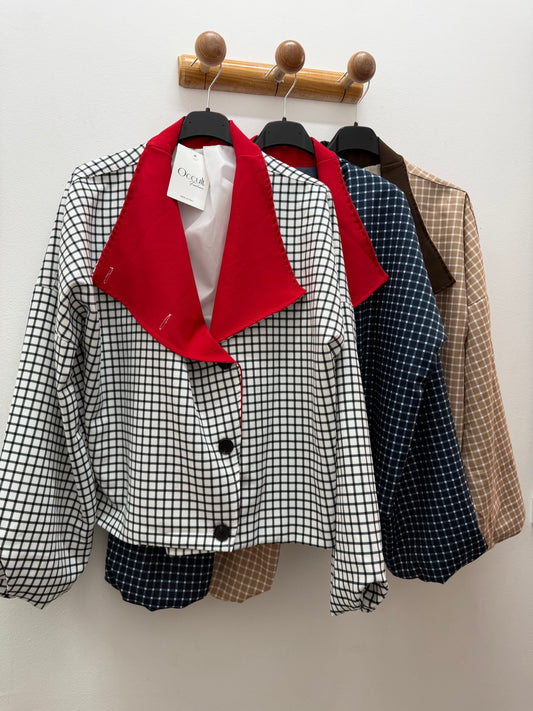 Chaqueta cuadro