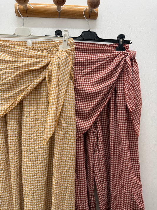 Pantalón vichy pañuelo