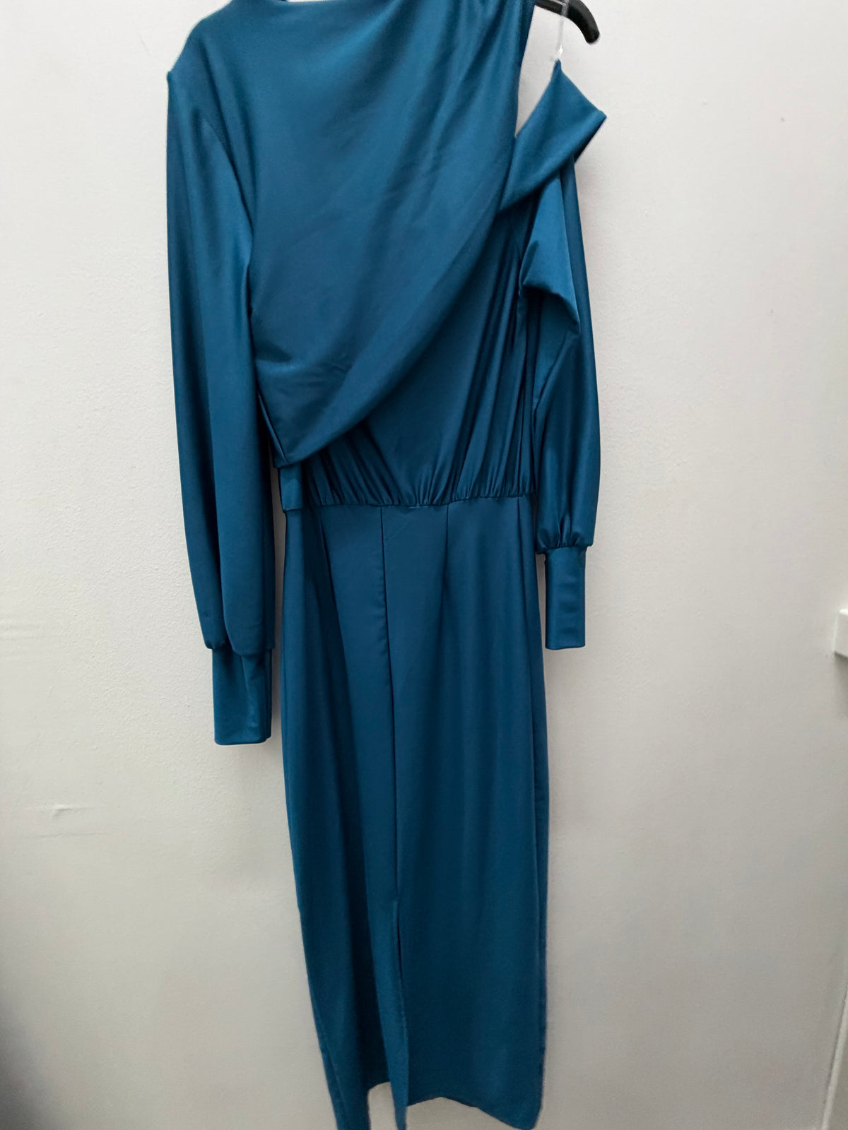 Vestido licra petroleo