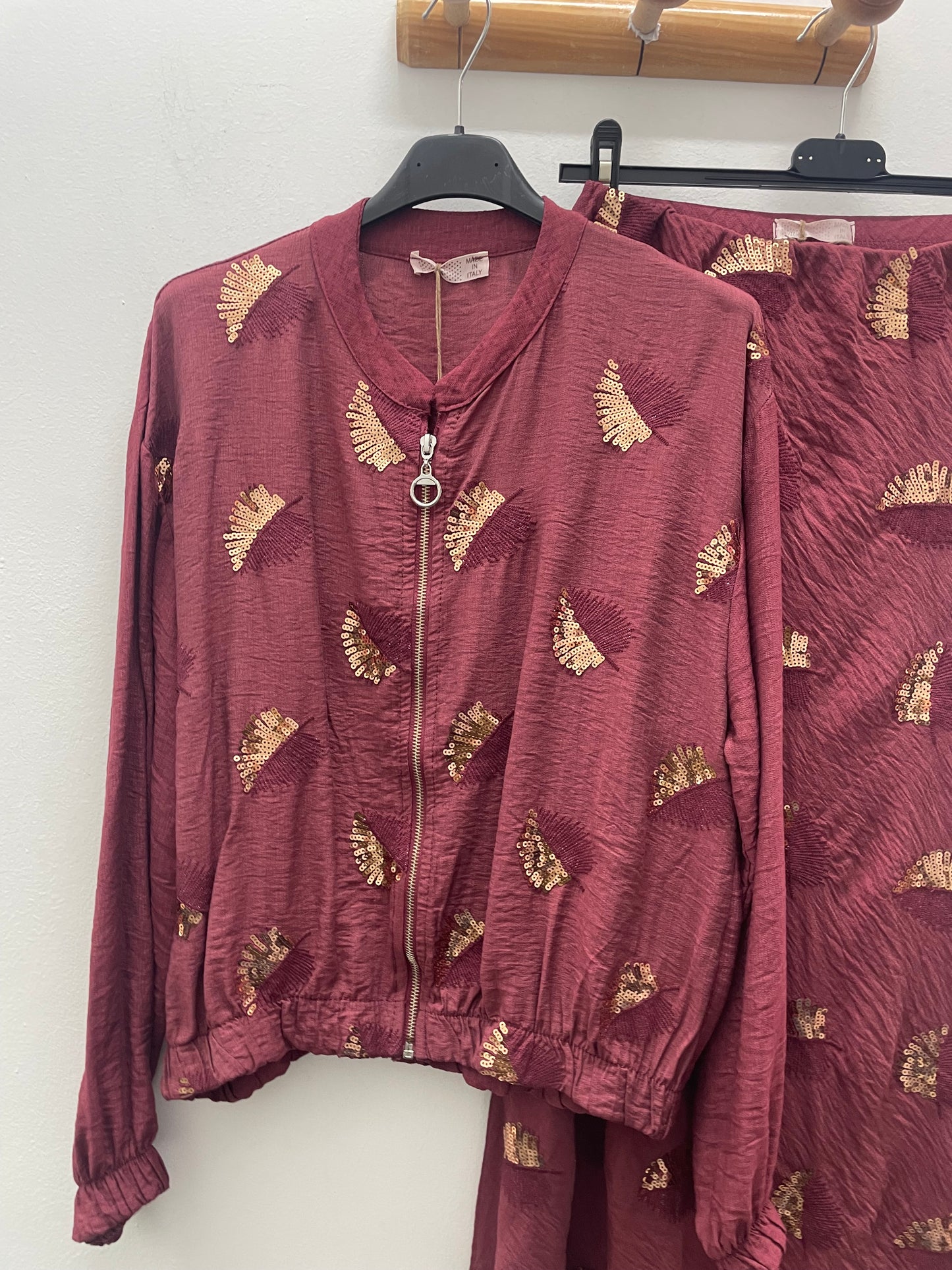 Conjunto bordado lentejuela