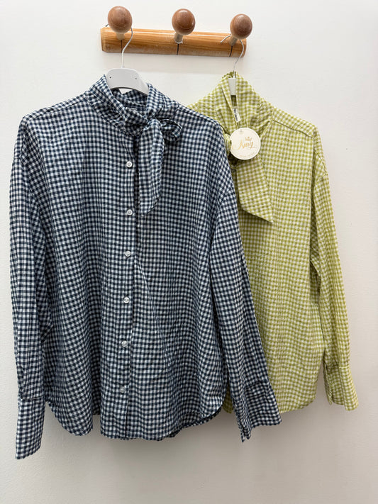 Blusa vichy lazo
