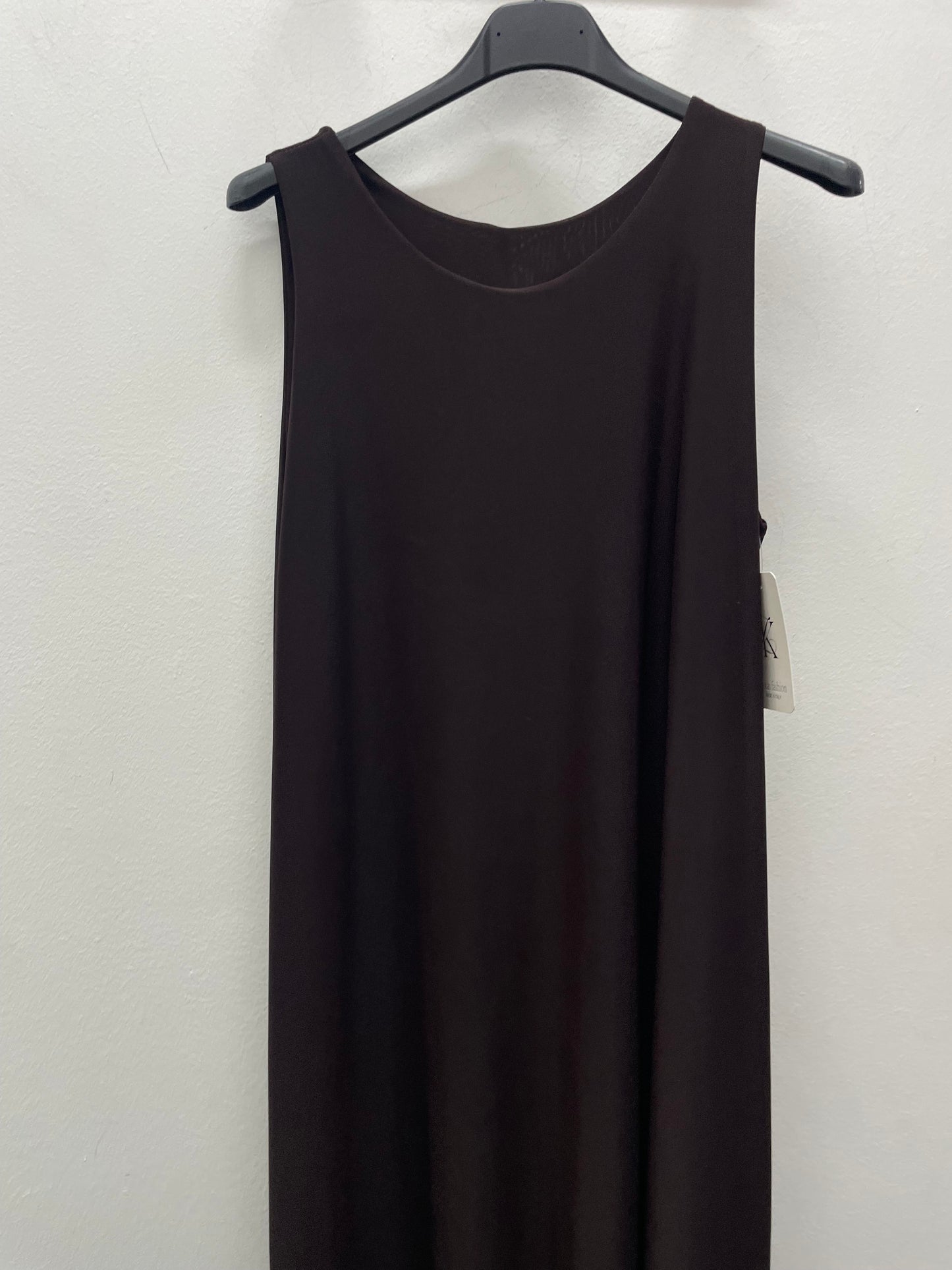 Vestido marrón licra fria