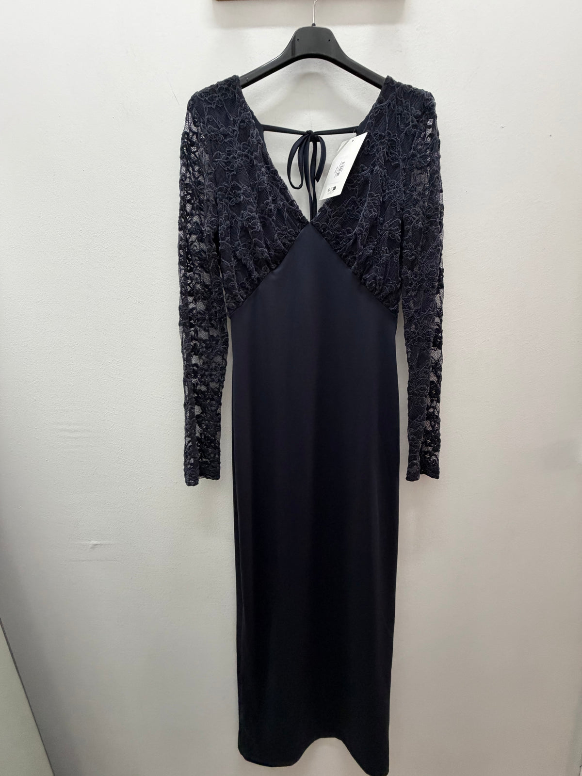 Vestido azul relieve