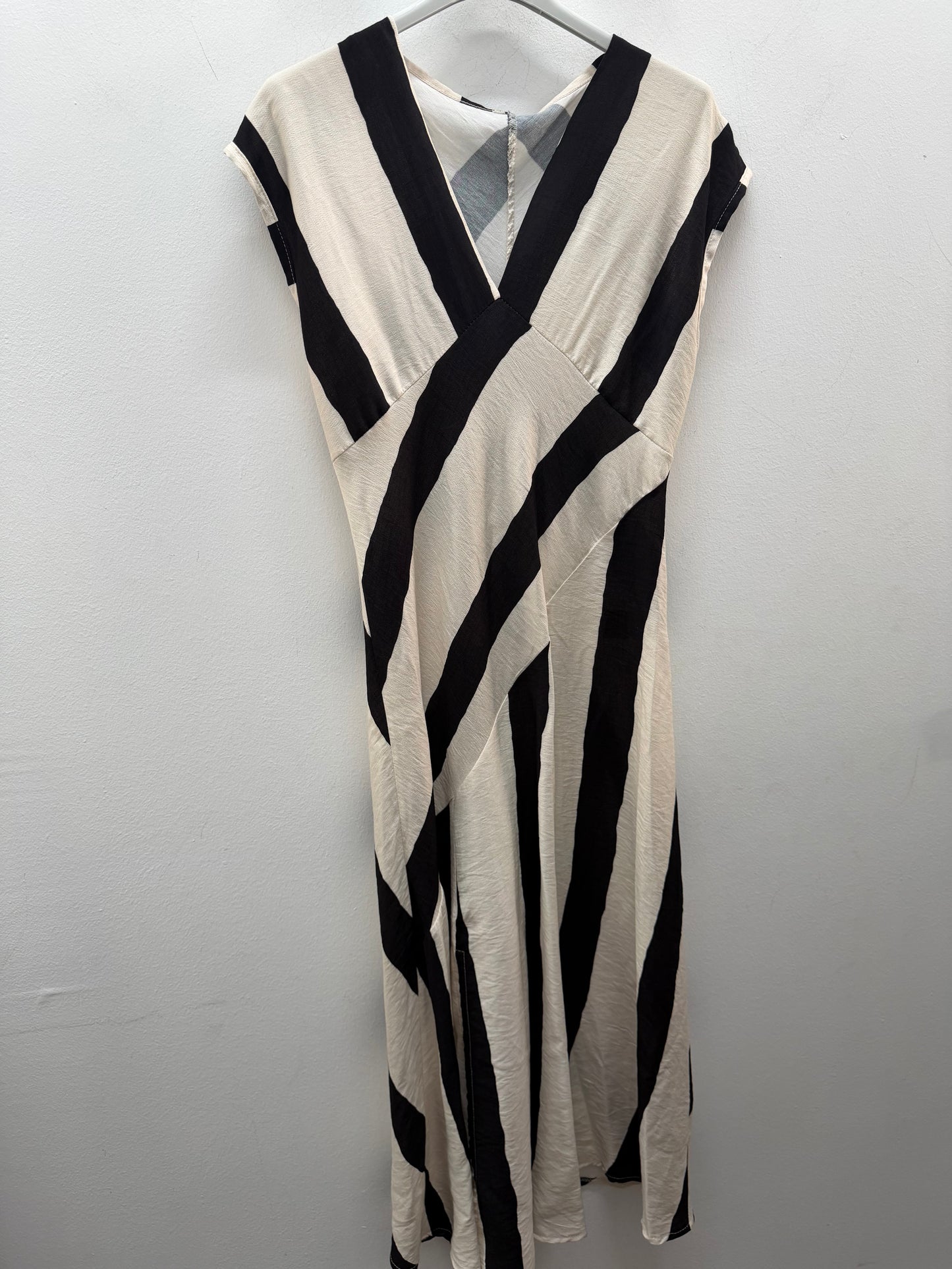 Vestido rayas blanco/negro