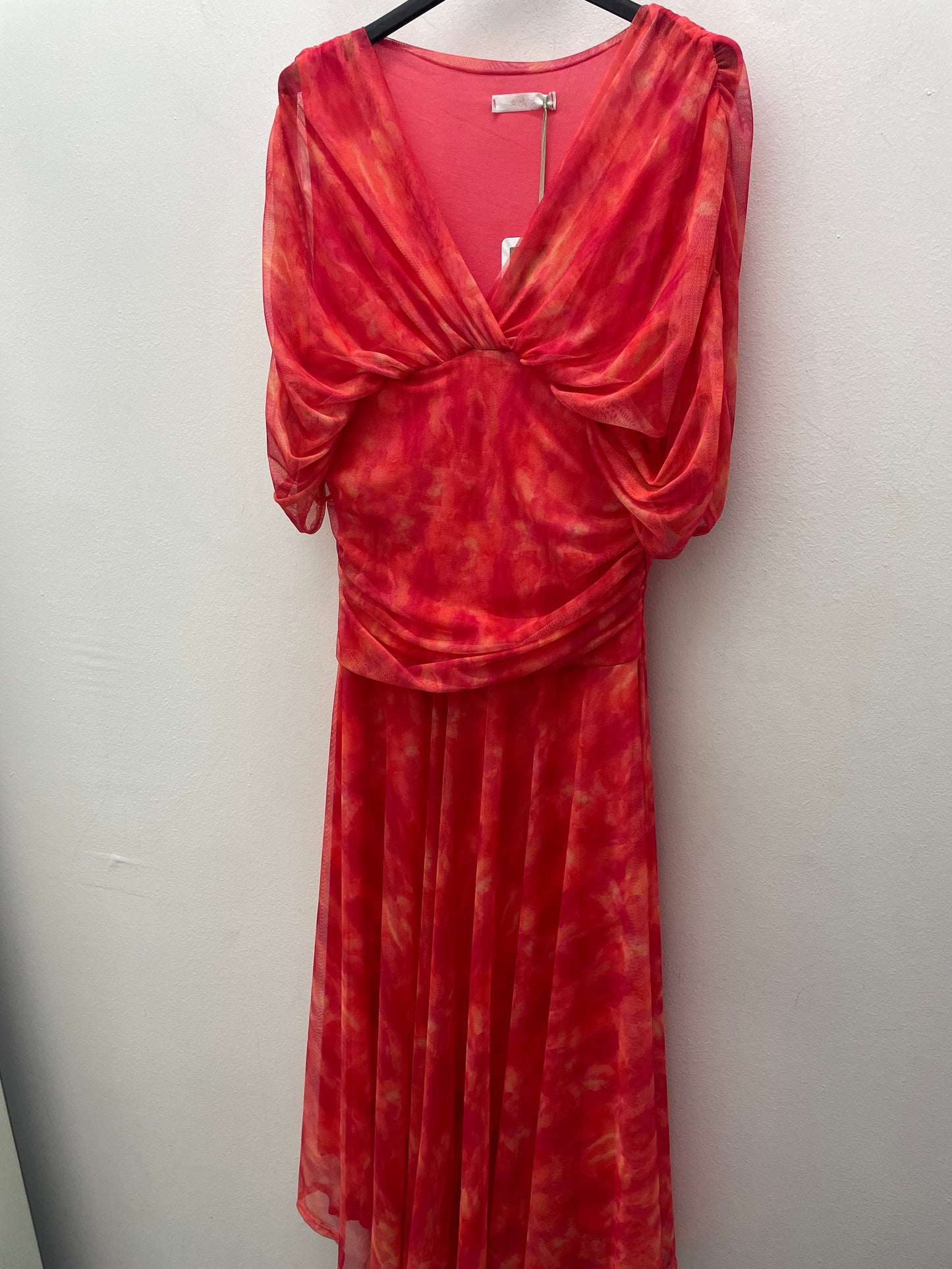 Vestido naranja tul