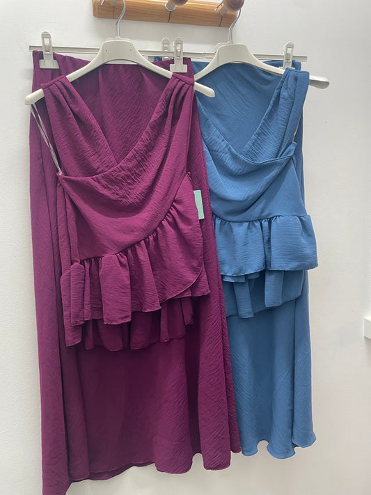Conjunto liso falda-top