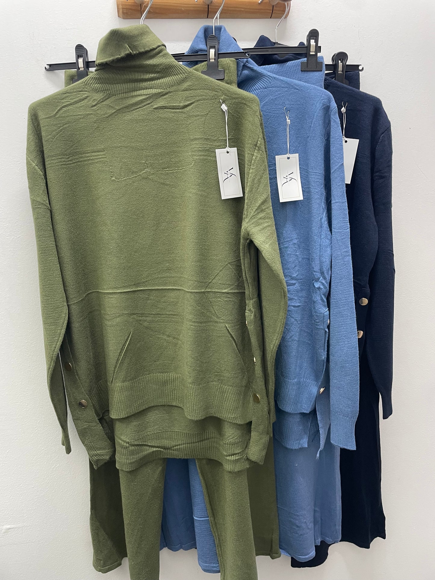 Conjunto punto botones