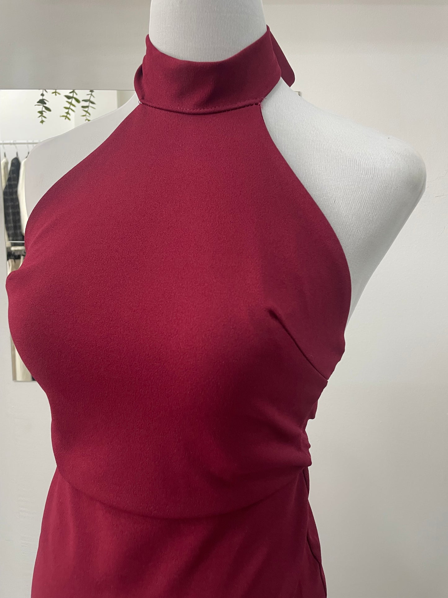 Vestido rojo gasa