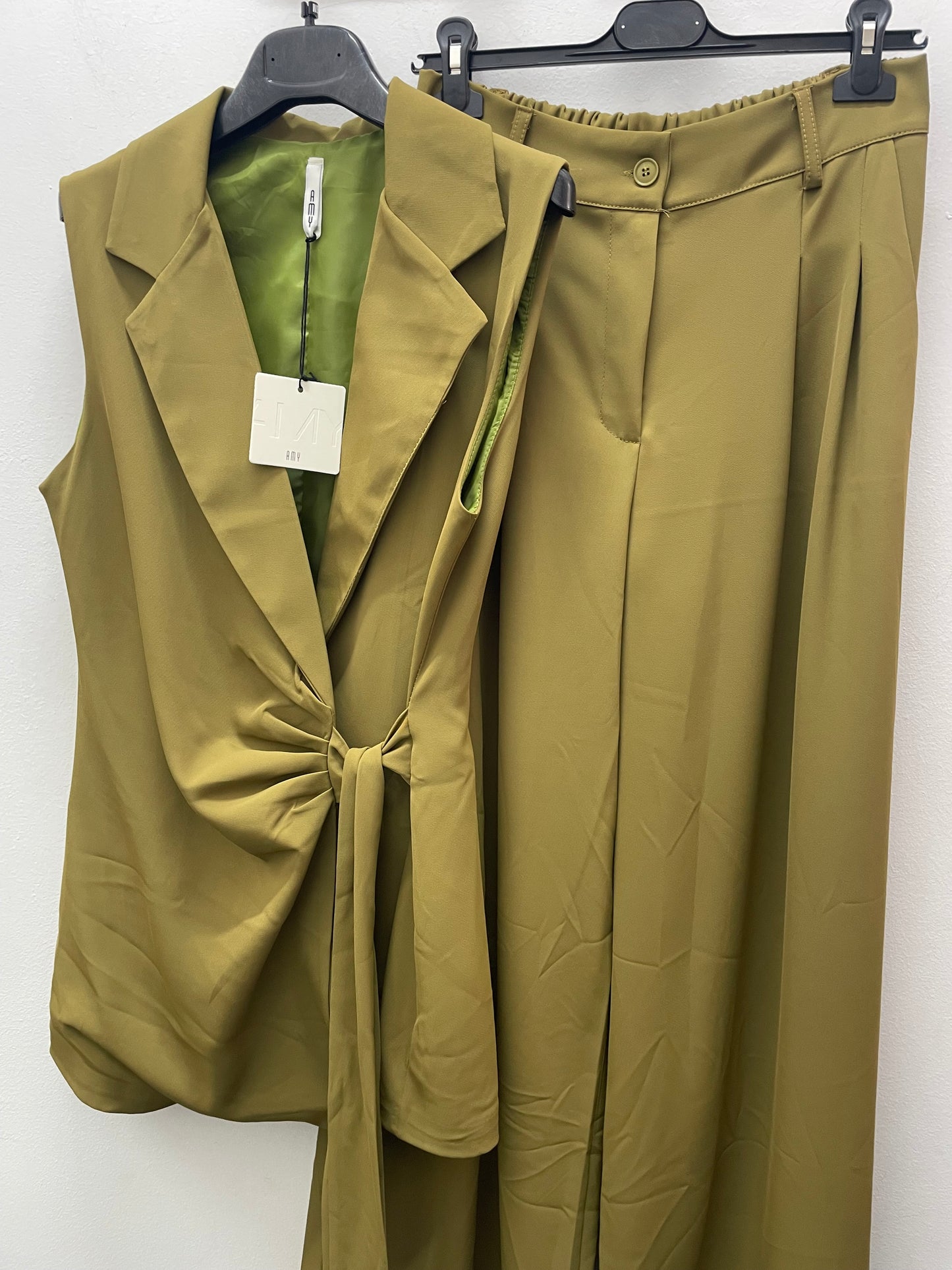 Conjunto verde pistacho