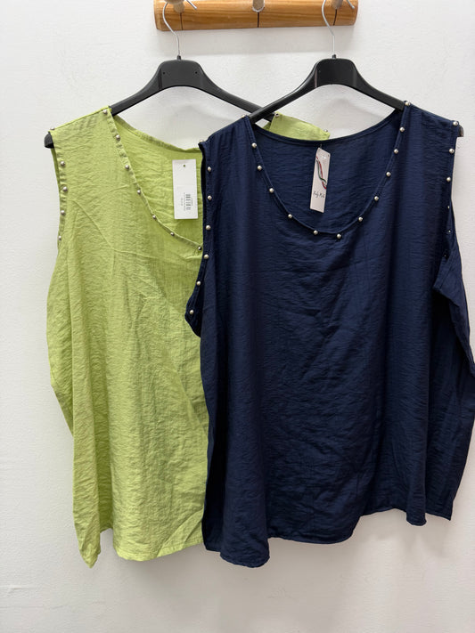 Blusa tachuela curvy